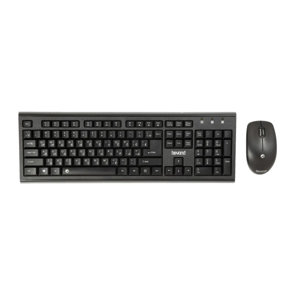 کیبورد و ماوس بیاند مدل bmk-8320rf with key skin