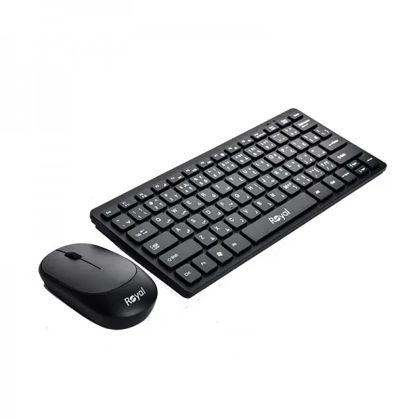 کیبورد و ماوس بیسیم رویال مدل RKM-810