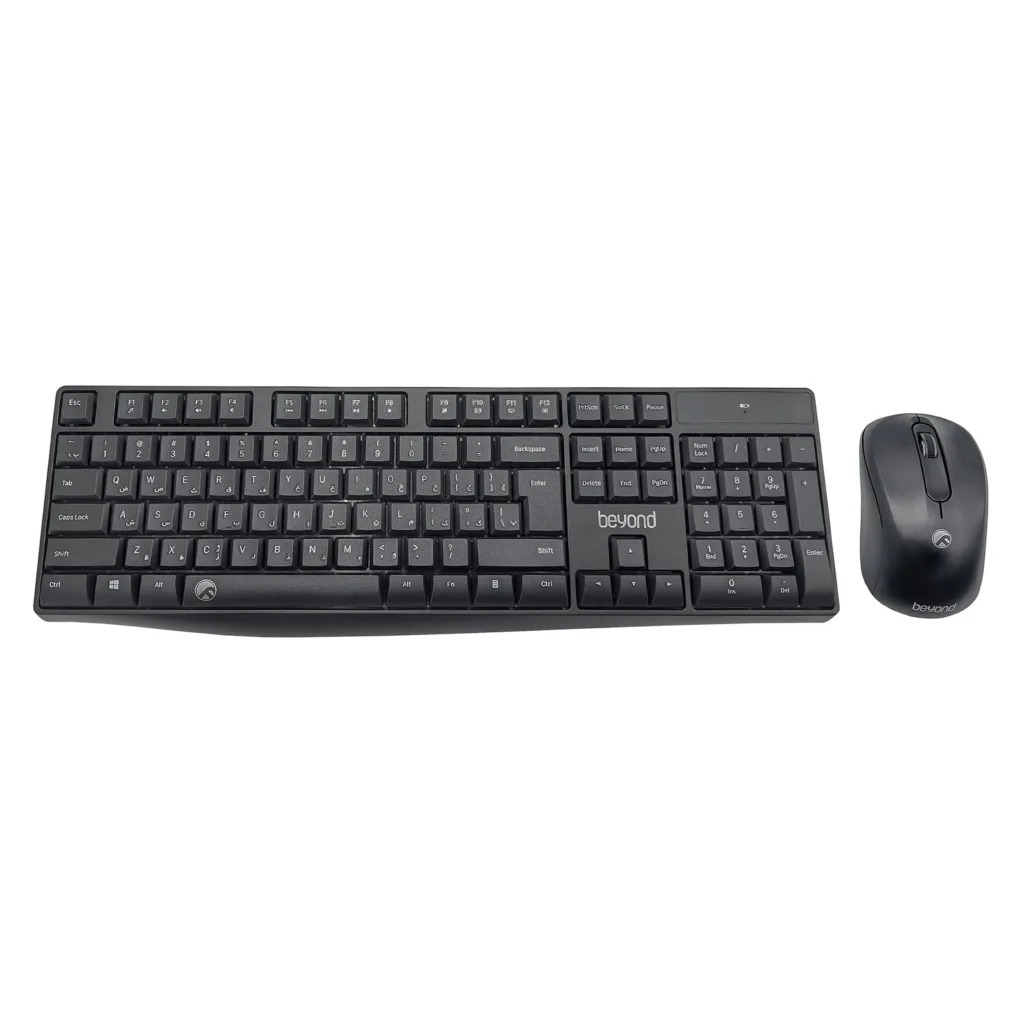 کیبورد و ماوس بی سیم بیاند مدل BMK-5110RF، سوییچ ممبران، Full-Size