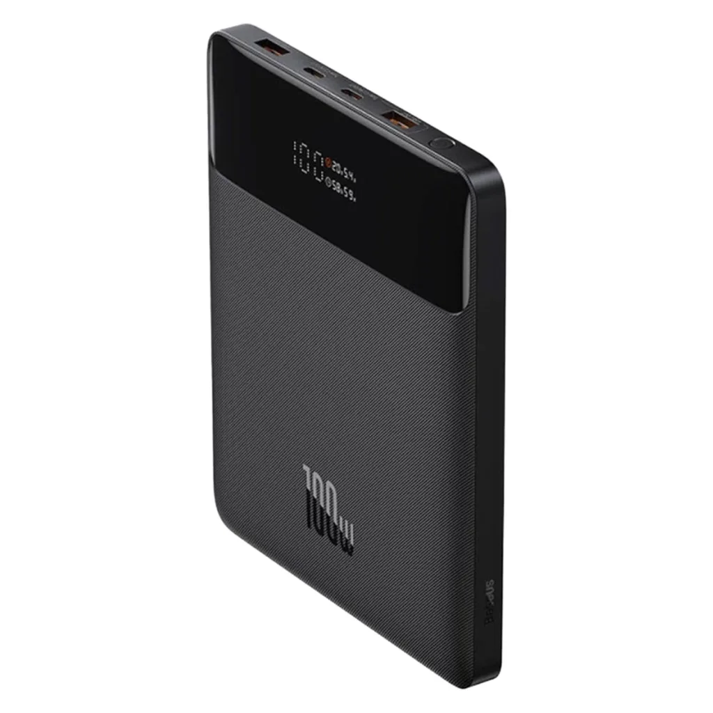پاوربانک بیسوس مدل BALDE HIGH POWER DIGITAL DISPALY PPBL000201 100W ظرفیت 20000 میلی آمپر ساعت