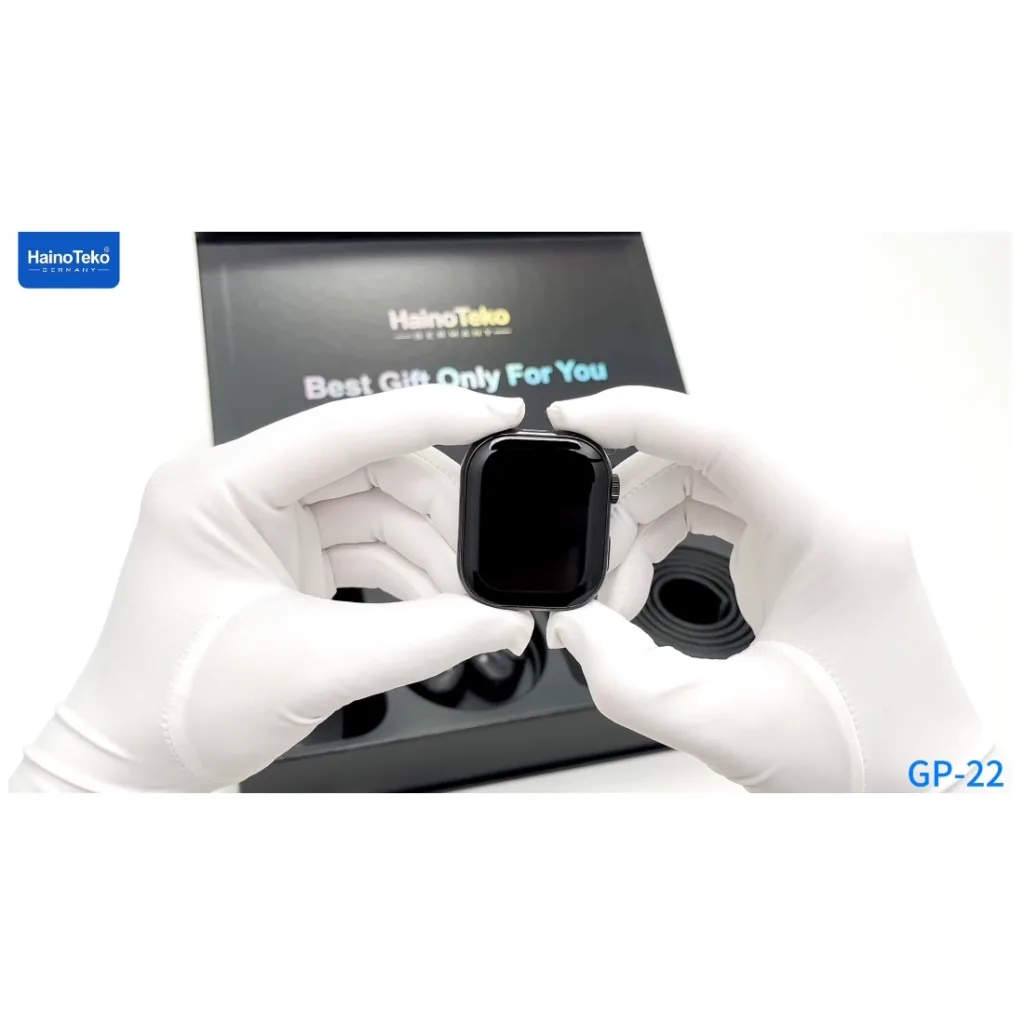 ساعت هوشمند هاینو تکو مدل MSU SMART GP22 LIMITED WATCH  دارای قابلیت های صفحه نمایش رنگی، صفحه نمایش لمسی، کنترل موسیقی (Music Player)، قابلیت تغییر طرح ساعت یا تم بند سیلیکون