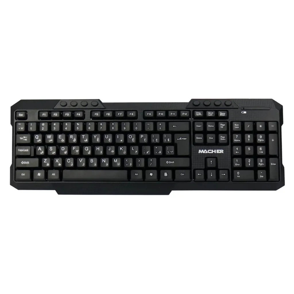 کیبورد و ماوس مچر مدل MR-415، سوییچ ممبران ، Full Size