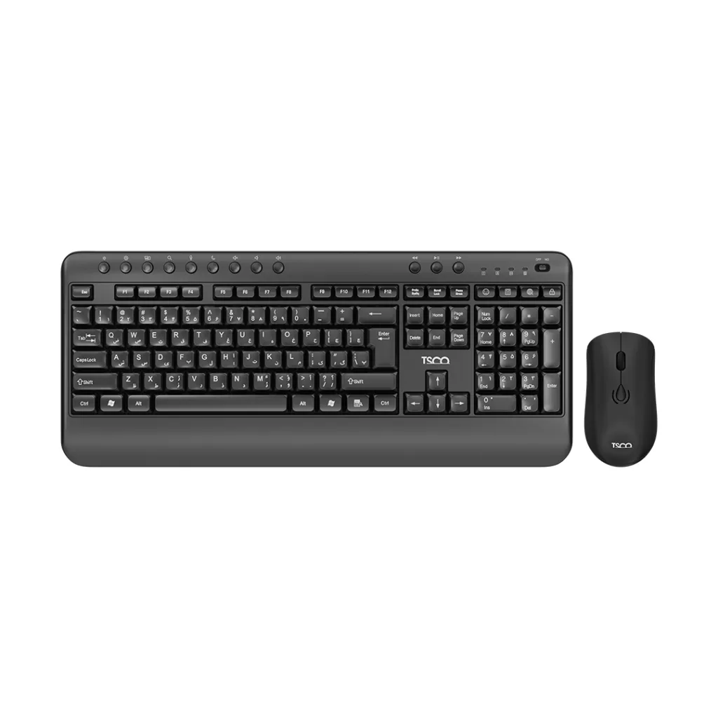 ماوس و کیبورد بی سیم تسکو مدل TKM 7029W