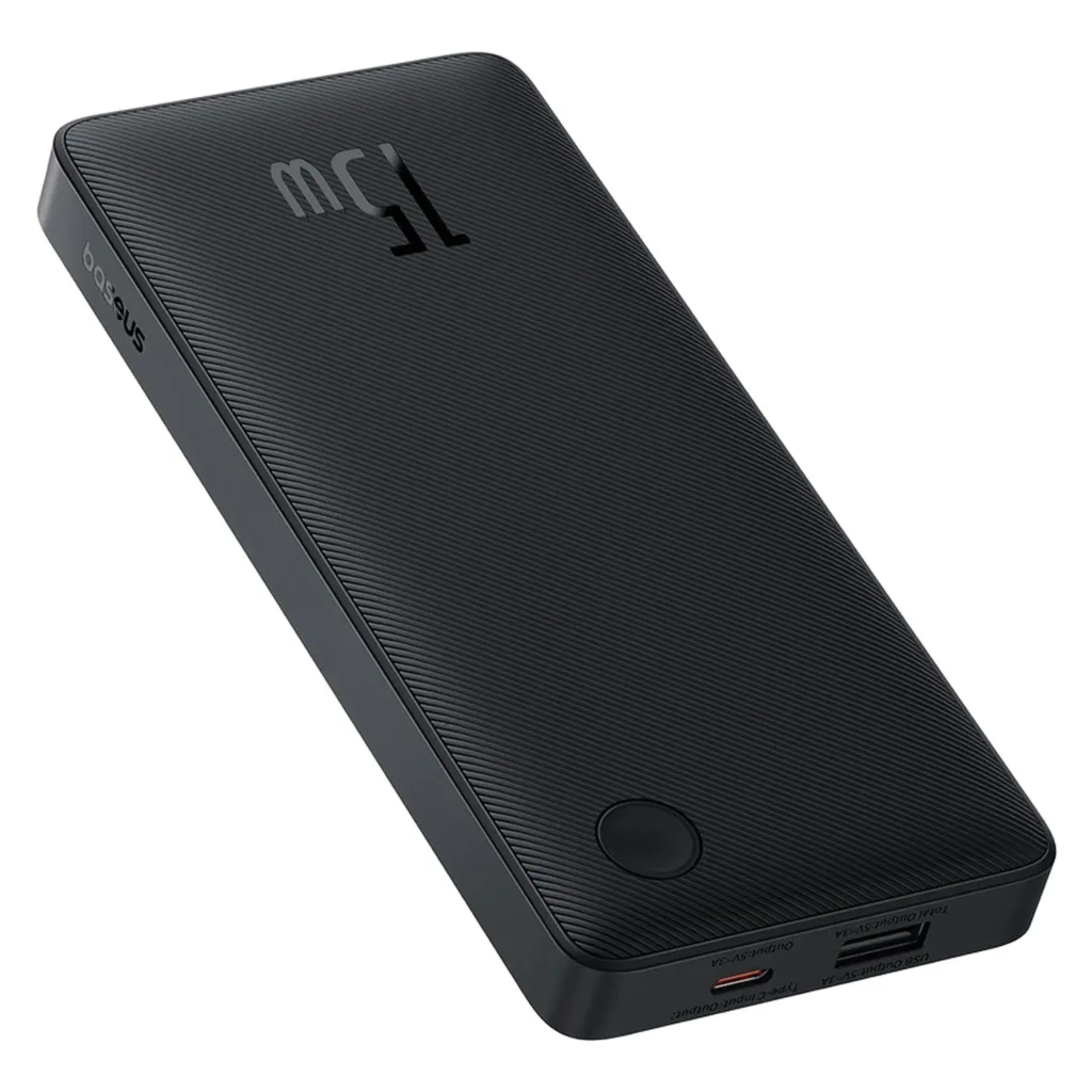 پاوربانک باسئوس 15 وات مدل Airpow Lite PPAP-10A Cosmic ظرفیت 10000 میلی آمپر ساعت