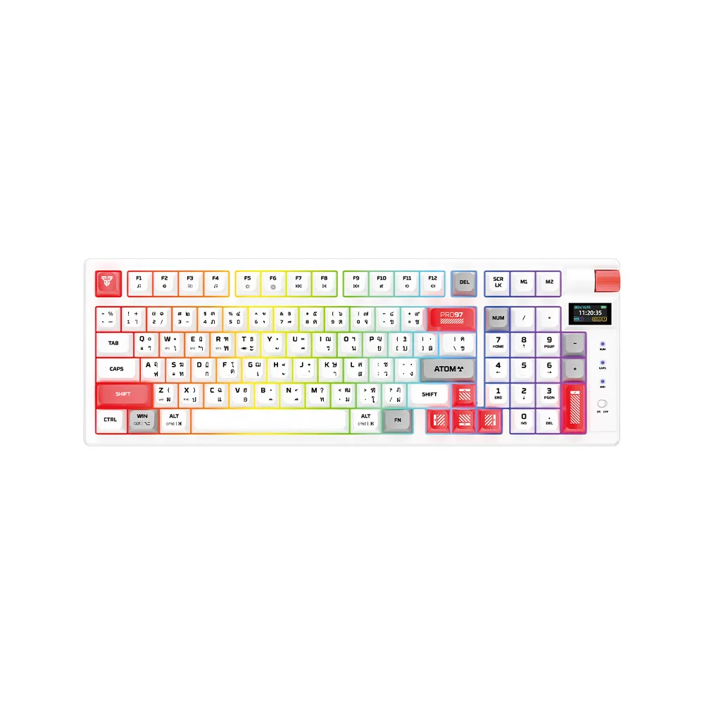 کیبورد گیمینگ فنتک مدل ATOM PRO MK918REDSWITCH