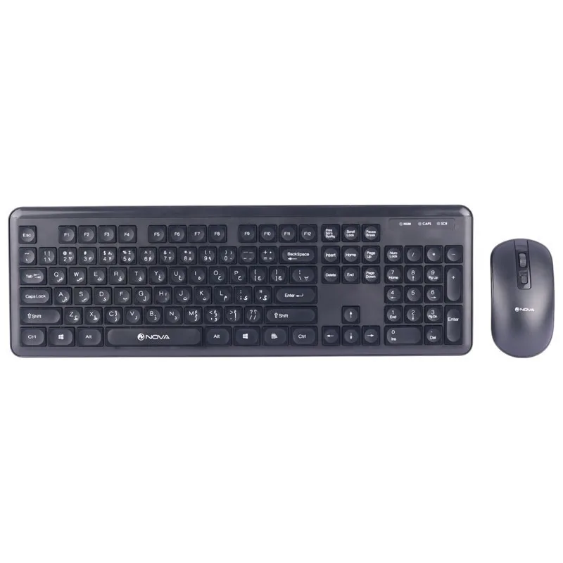 کیبورد و ماوس بی سیم نوا مدل NKM-1402WL