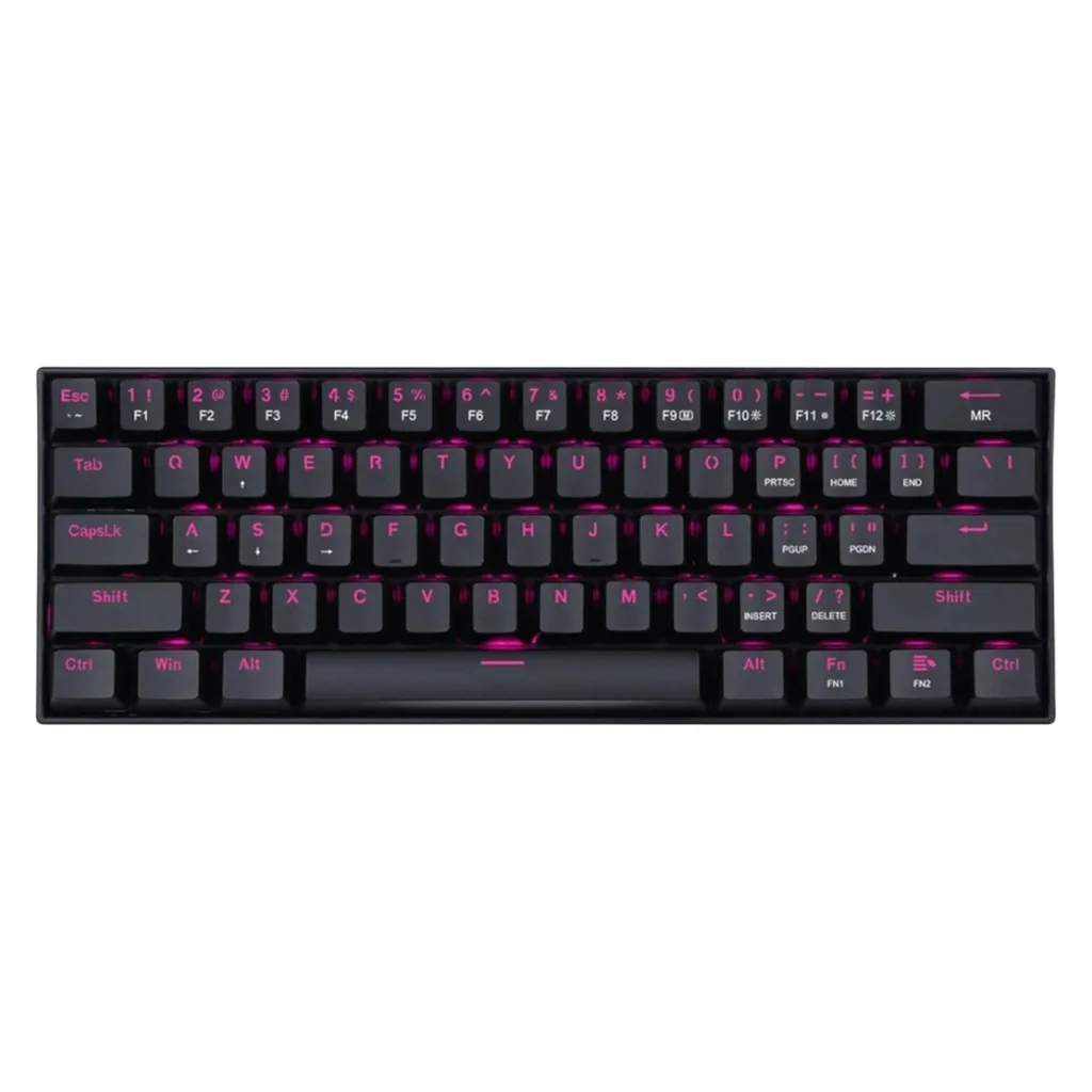 کیبورد گیمینگ ردراگون مدل K630 Dragonborn، مکانیکال سوییچ قرمز، Tenkeyless، نورپردازی RGB