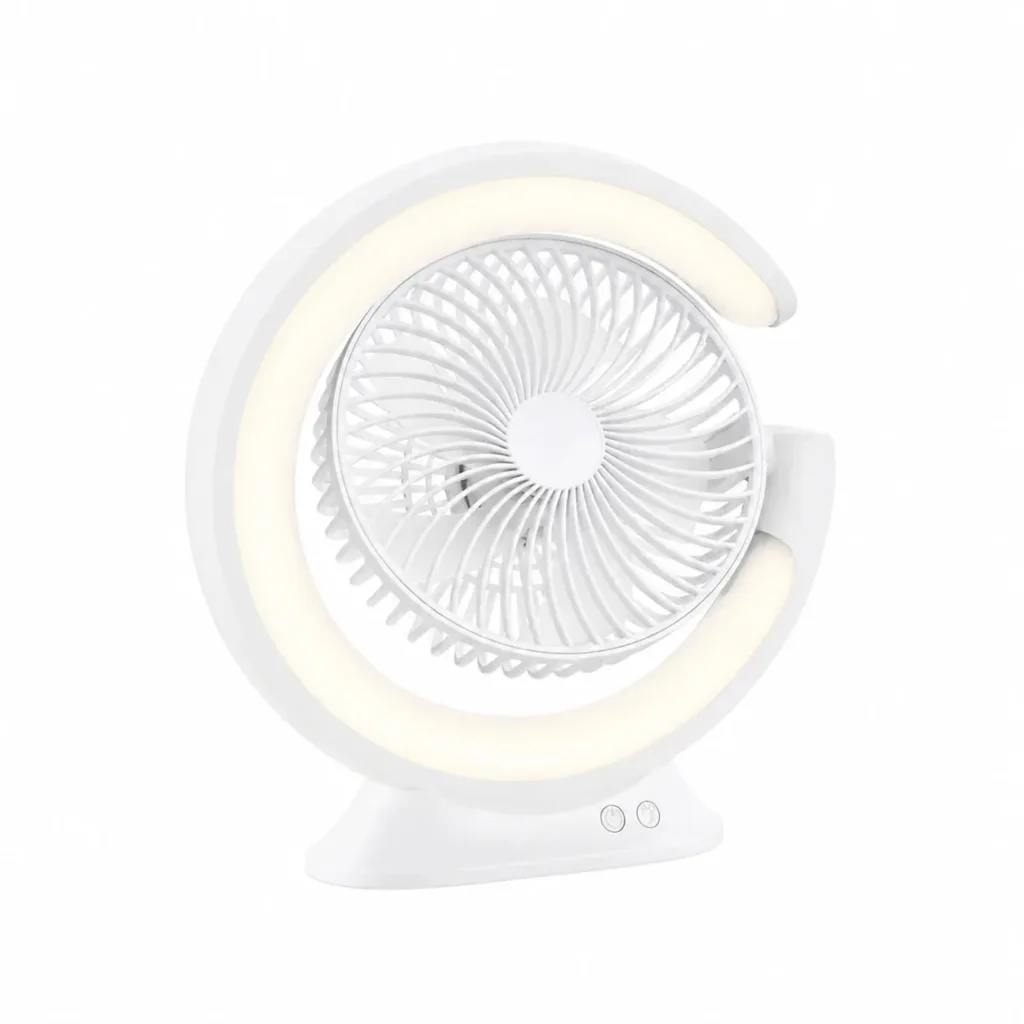 پنکه شارژی کی پی جی مدل Table Fan ظرفیت 4000 میلی آمپر ساعت