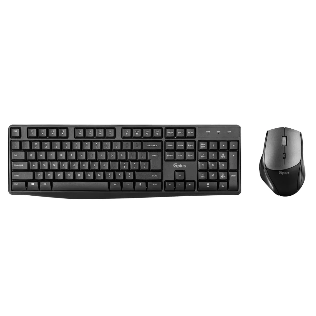 کیبورد و ماوس بی سیم جی پلاس مدل GMK-C340D