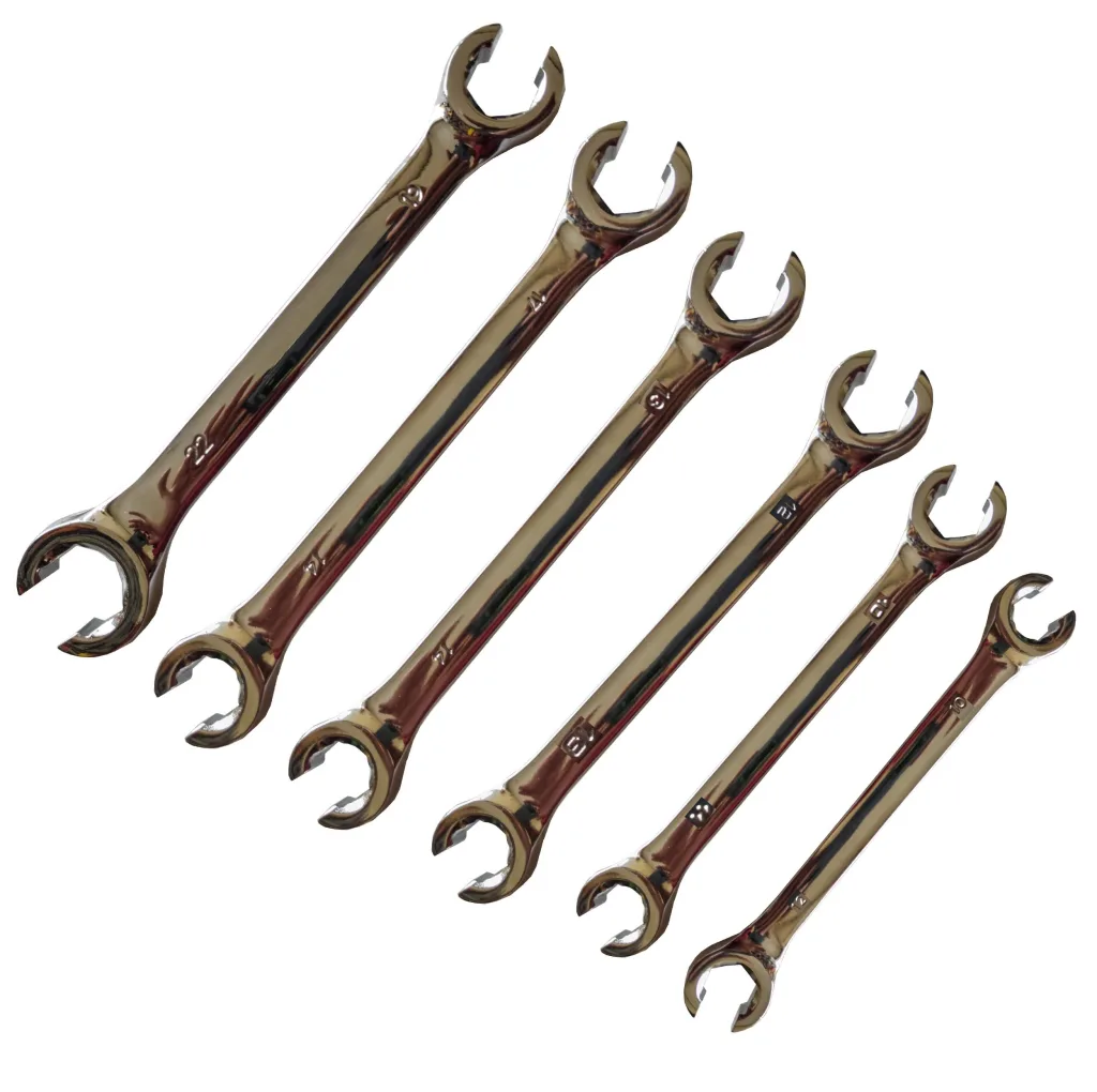 آچار  دوسر رینگی  مدل چاکدار کد wcs - 5021 مجموعه 6 عددی