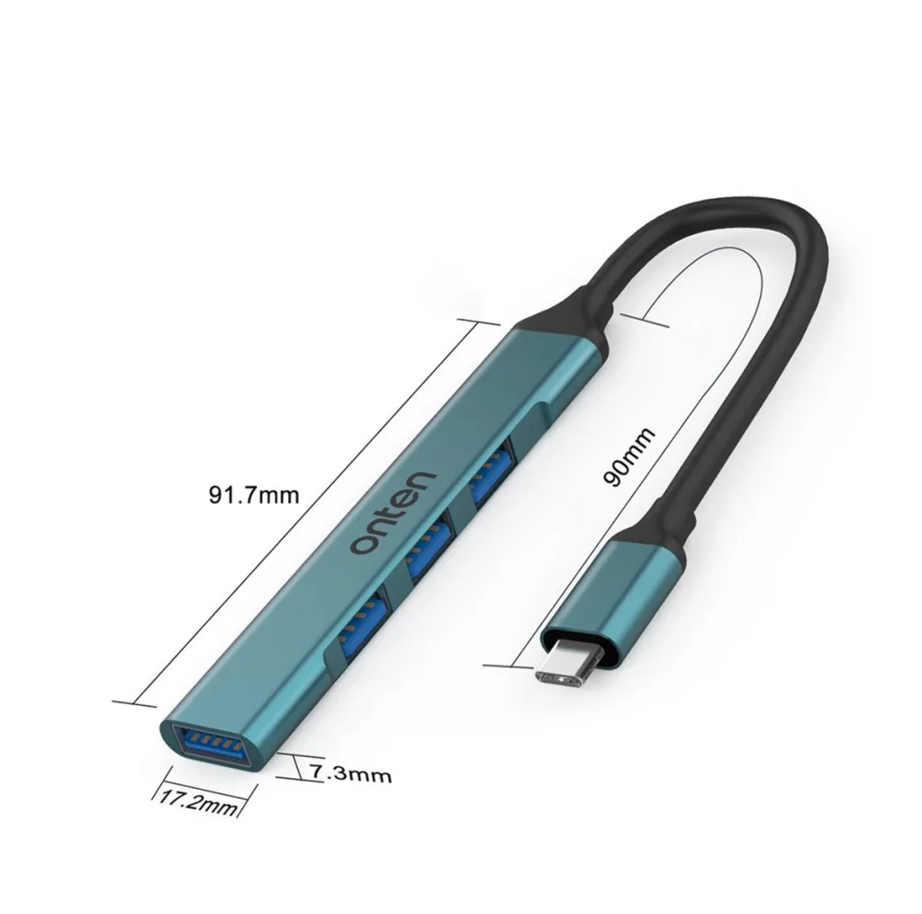 هاب 4 پورت USB-C اونتن مدل OTN-9701