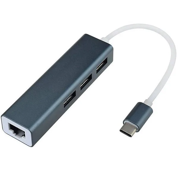 هاب 3 پورت USB-C مدل BA-490