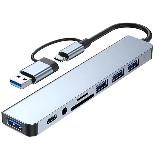 هاب 8 پورت USB-C مدل BC1.2