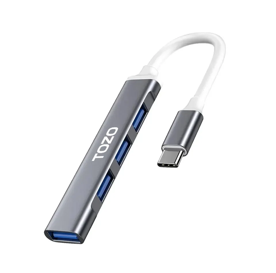 هاب USB-C چهار پورت USB توزو مدل Flow