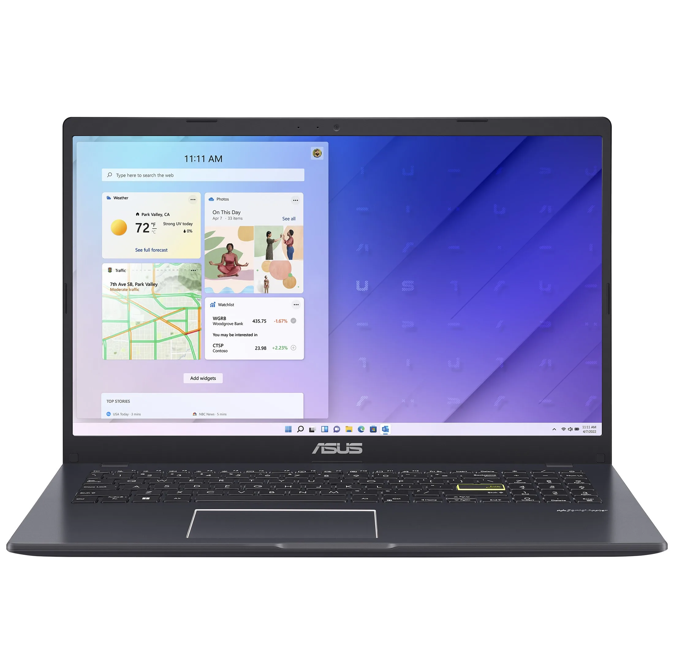 لپ تاپ 15.6 اینچی ایسوس مدل Vivobook E510KAB-BR1048US-Celeron N4500-8GB DDR4-512GB SSD-TN HD - کاستوم شده