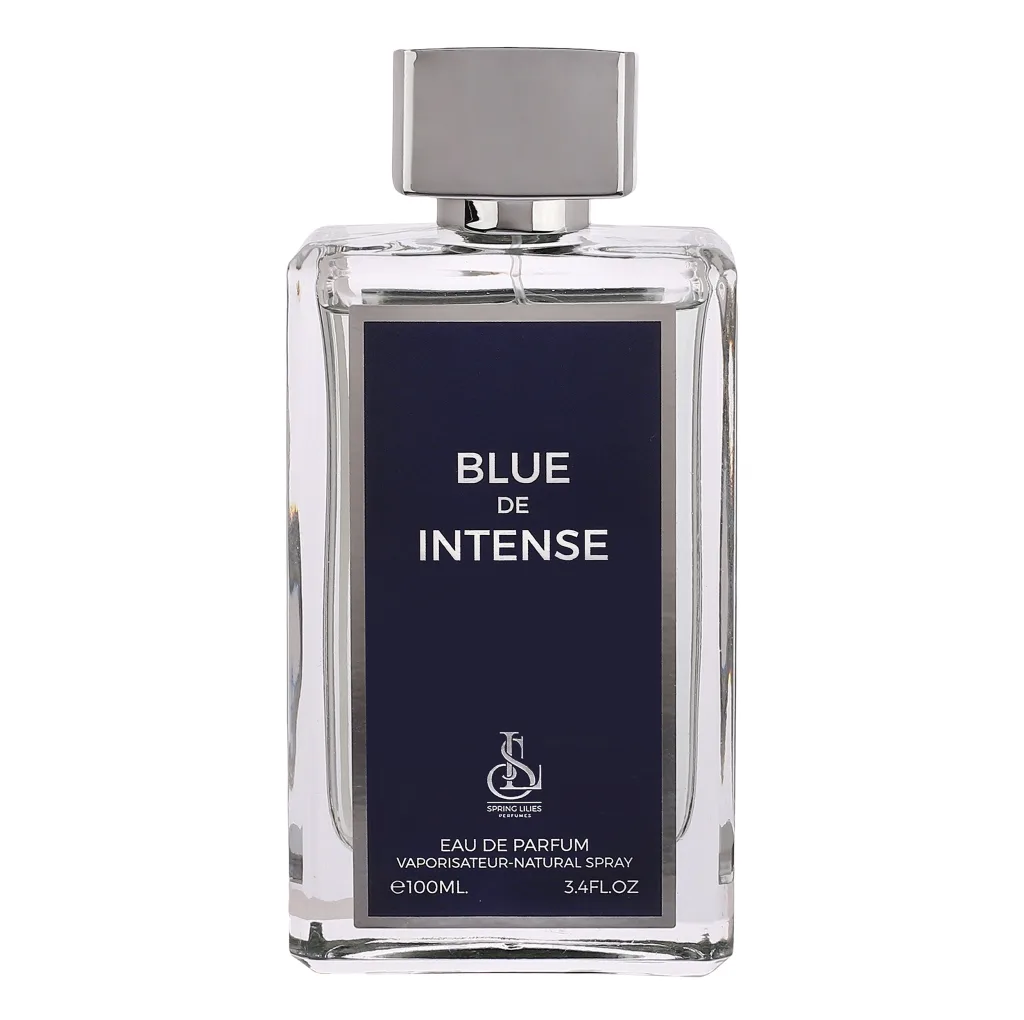 ادو پرفیوم مردانه اسپرینگ لیلیز مدل  Blue De Intense با رایحه خنک حجم 100 میلی لیتر