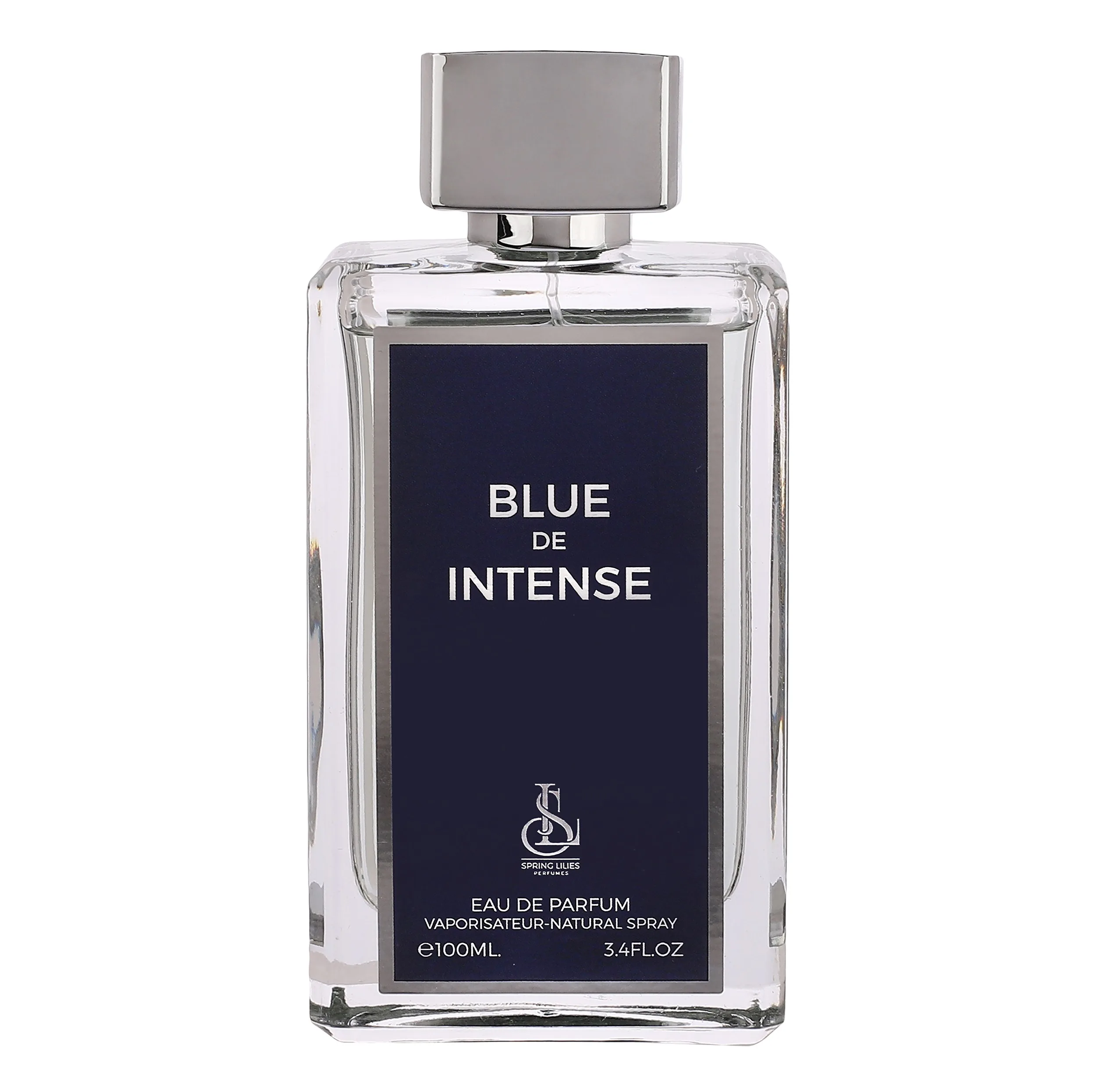 ادو پرفیوم مردانه اسپرینگ لیلیز مدل  Blue De Intense با رایحه خنک حجم 100 میلی لیتر