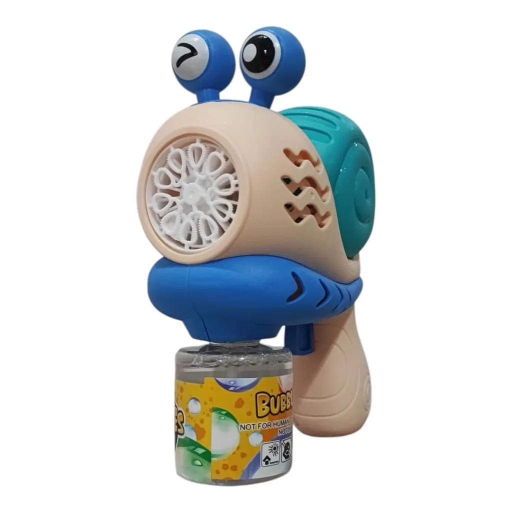 حباب ساز مدل تفنگی مخزن دار شارژی طرح حلزونی کد SNAIL GUN 123