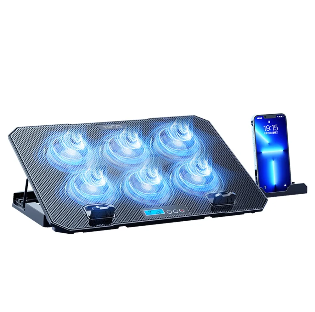 پایه خنک کننده لپ تاپ دارای پورت USB تسکو مدل TCLP 3112 با قابلیت تنظیم ارتفاع