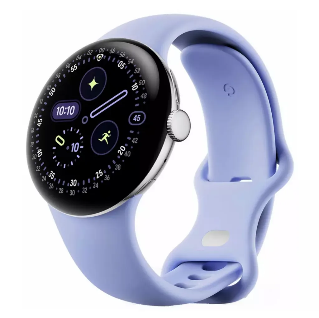 ساعت هوشمند 41 میلی‌متری گوگل مدل Pixel Watch 4 با بند سیلیکونی