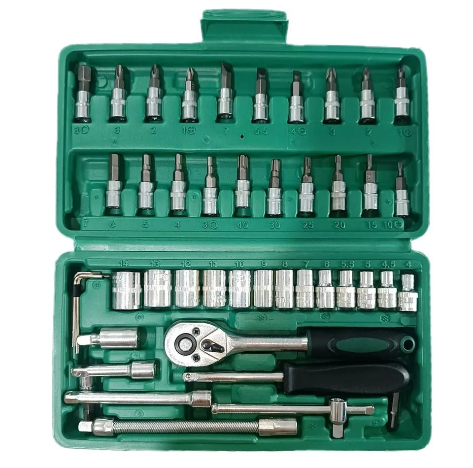 آچار بکس نیو تولز مدل 46pcs مجموعه 46 عددی
