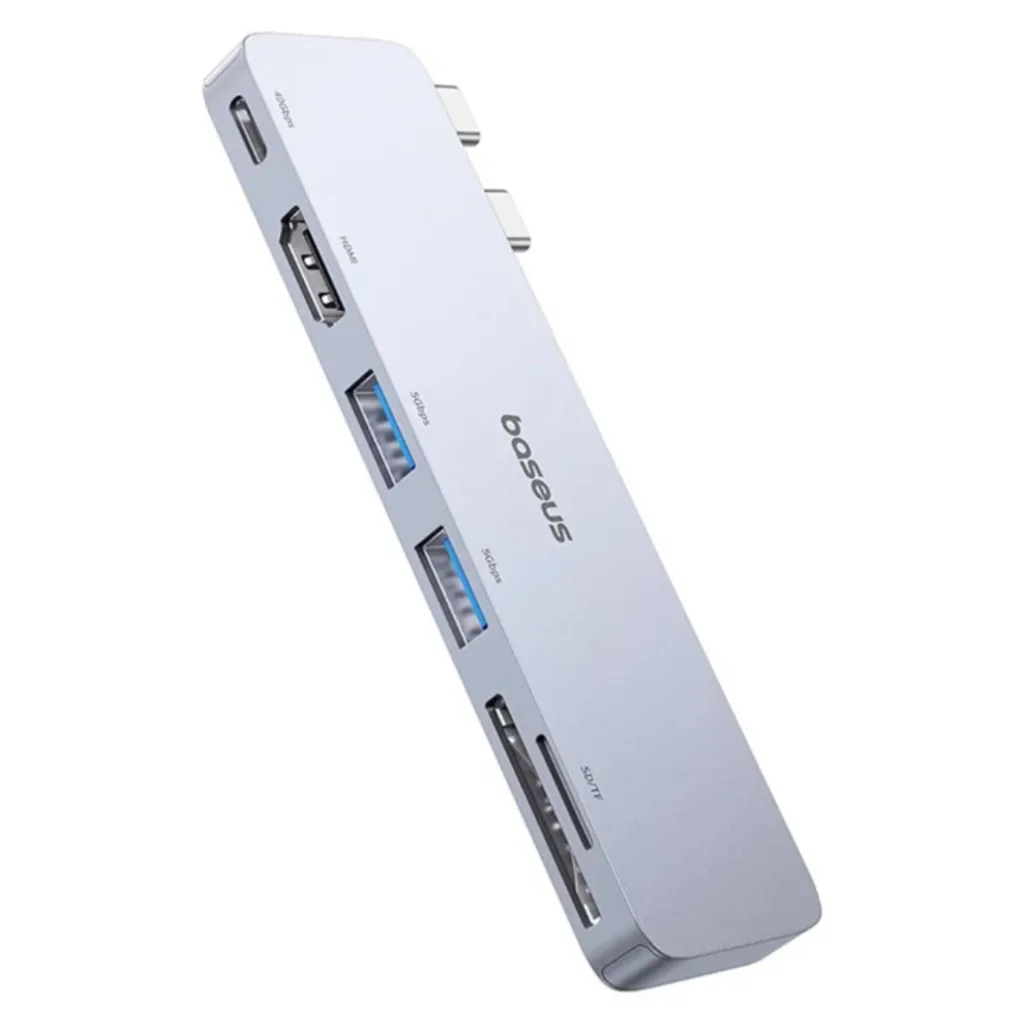 هاب 6 پورت USB-C بیسوس مدل  UltraJoy Series BS-OH182
