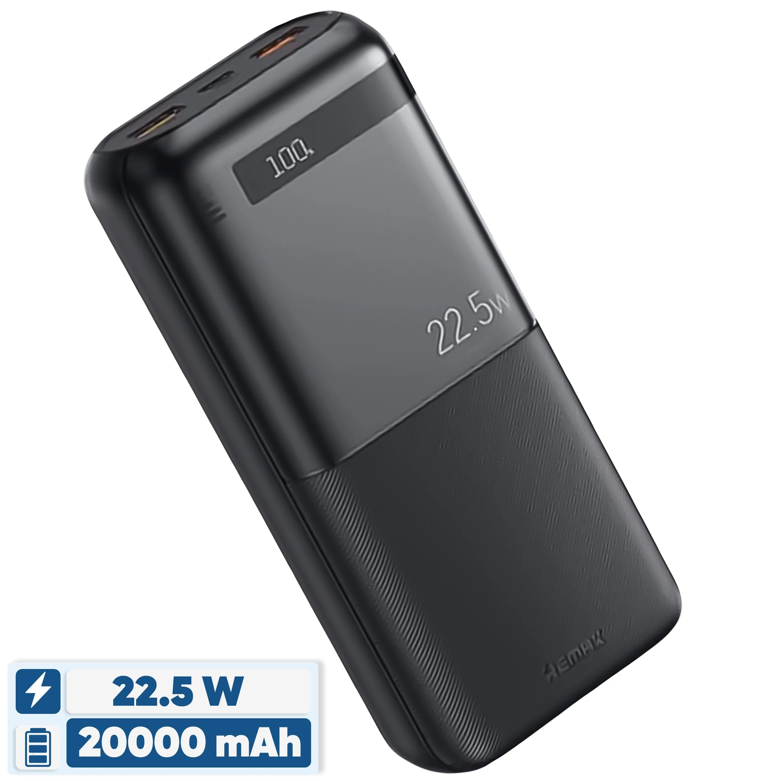 پاوربانک 22.5 وات ریمکس مدل RPP-72 ظرفیت 20000 میلی آمپر ساعت