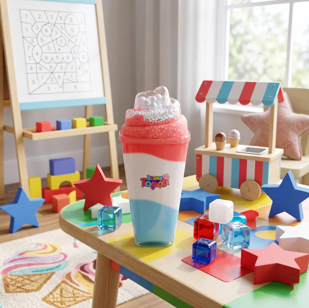 ژل بازی اسلایم تپلی مدل آیس پک Rocket Pop