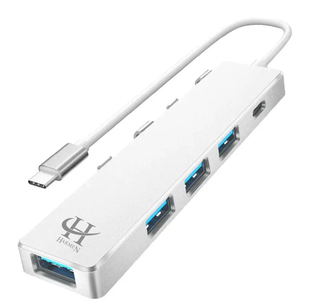 هاب 4 پورت USB 3.0 هارمن مدل HR-USBC3000