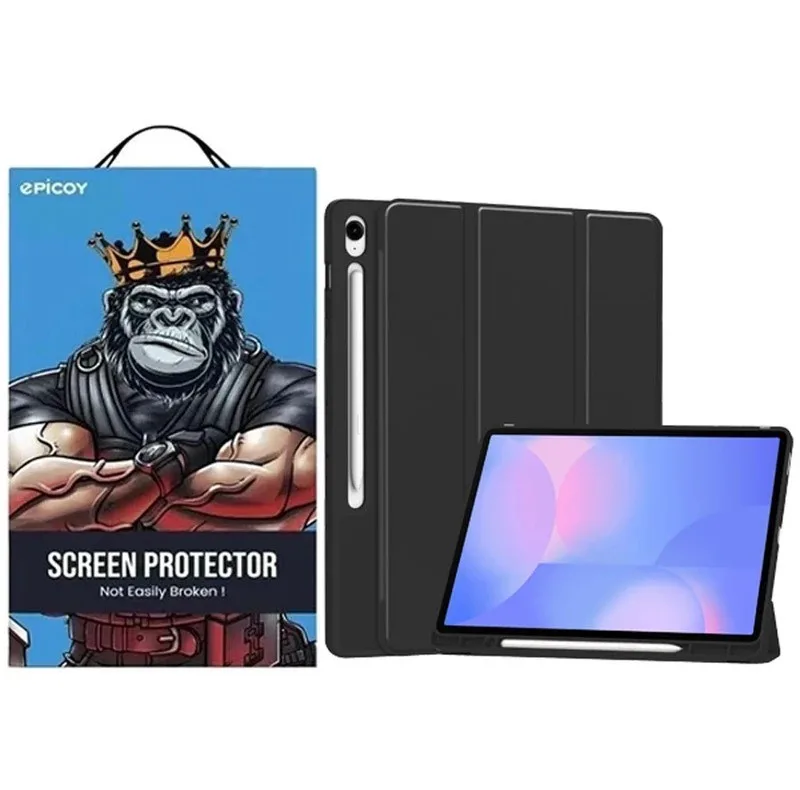 کیف کلاسوری اپیکوی مدل Leather مناسب برای تبلت سامسونگ Galaxy Tab S10 FE Plus