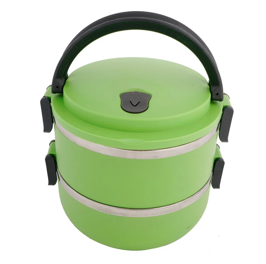 ظرف غذای Vasna مدل Stainless Steel Lunch Box two floors