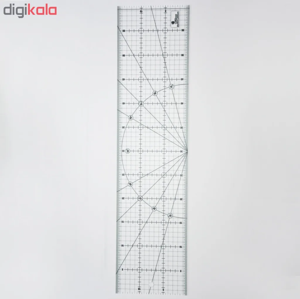 خط کش ۶۰ سانتی متری گلدون طرح الفا کد G 6015