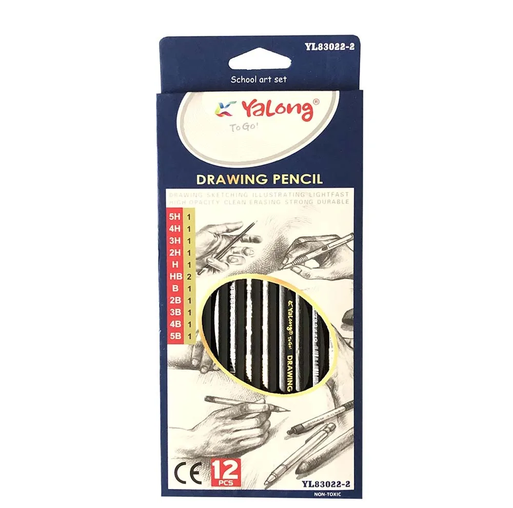 مداد طراحی یالونگ مدل YL83022-2 بسته 12 عددی