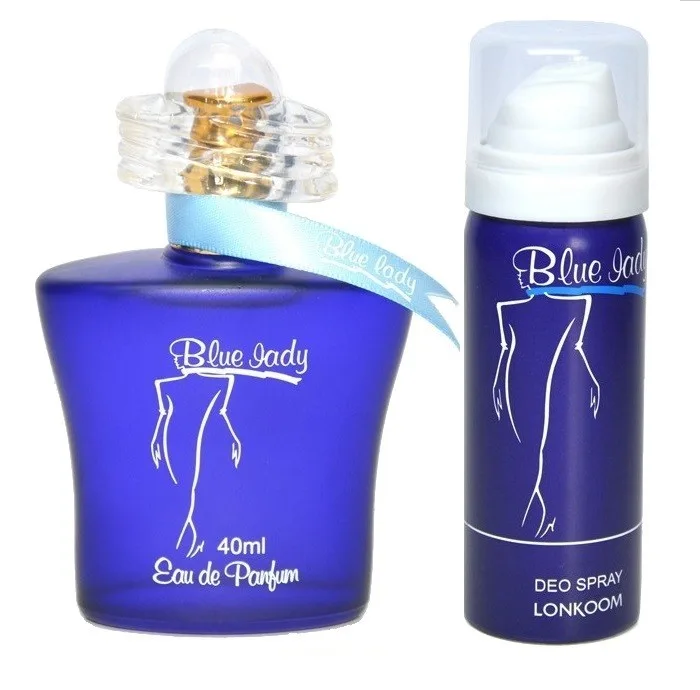 ادو پرفیوم زنانه لنکوم مدل Blue Lady حجم 40 میلی لیتر به همراه اسپری مدل Blue Lady حجم 50 میلی لیتر