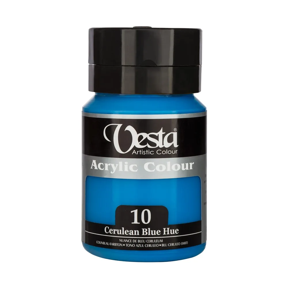 رنگ اکرلیک وستا مدل Acrylic Colour حجم 250 میلی لیتر