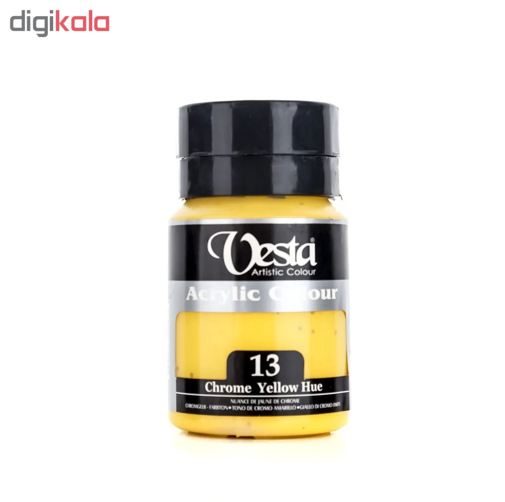 رنگ اکرلیک وستا مدل Acrylic Colour حجم 250 میلی لیتر
