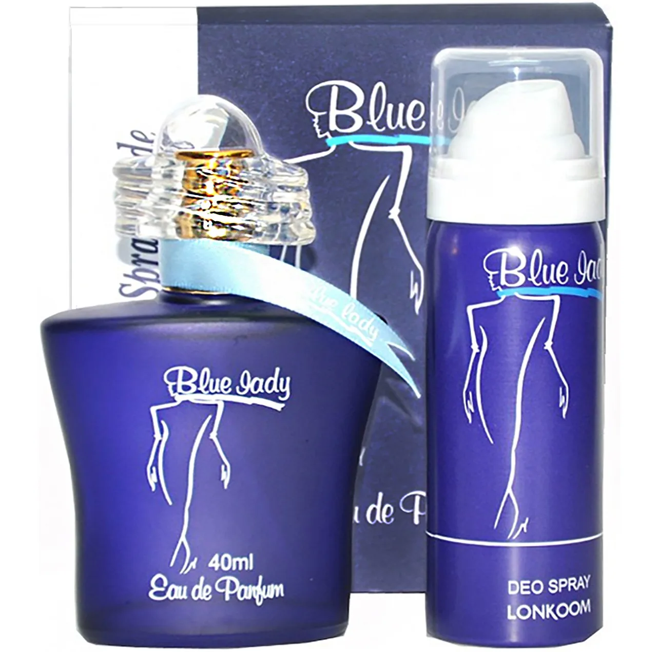 ادو پرفیوم زنانه لنکوم مدل Blue Lady حجم 40 میلی لیتر به همراه اسپری مدل Blue Lady حجم 50 میلی لیتر