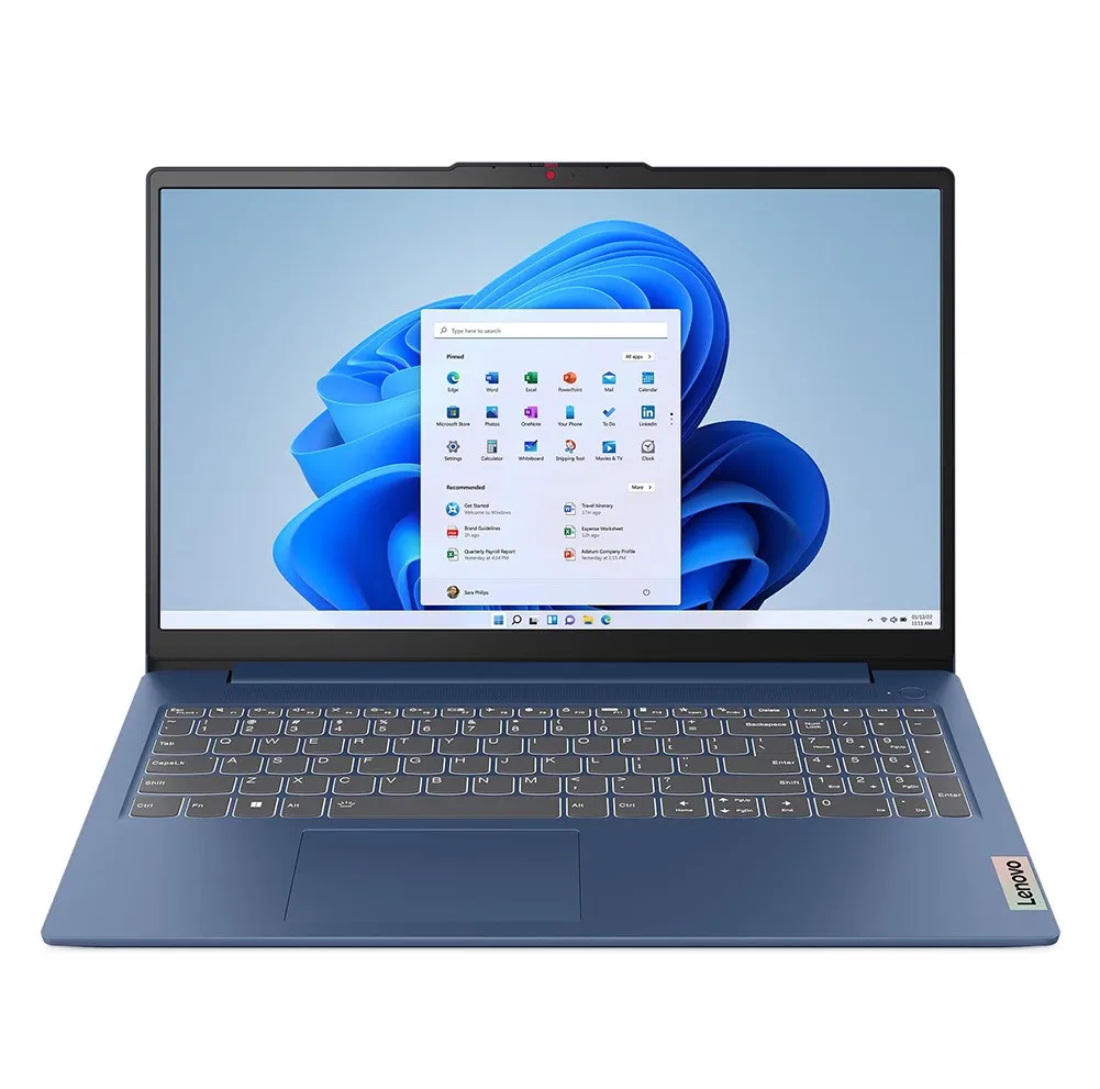 لپ‌تاپ 15.6 لنوو مدل IdeaPad Slim 3 15IRU8-Core i7 1355U-16GB DDR5 4800MHz-512GB SSD-IPS-Touch-Fingerprint-Backlit - کاستوم شده