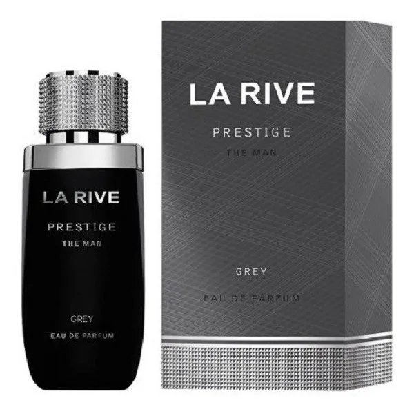 ادو پرفیوم مردانه لا ریو مدل prestige grey حجم 75 میلی لیتر