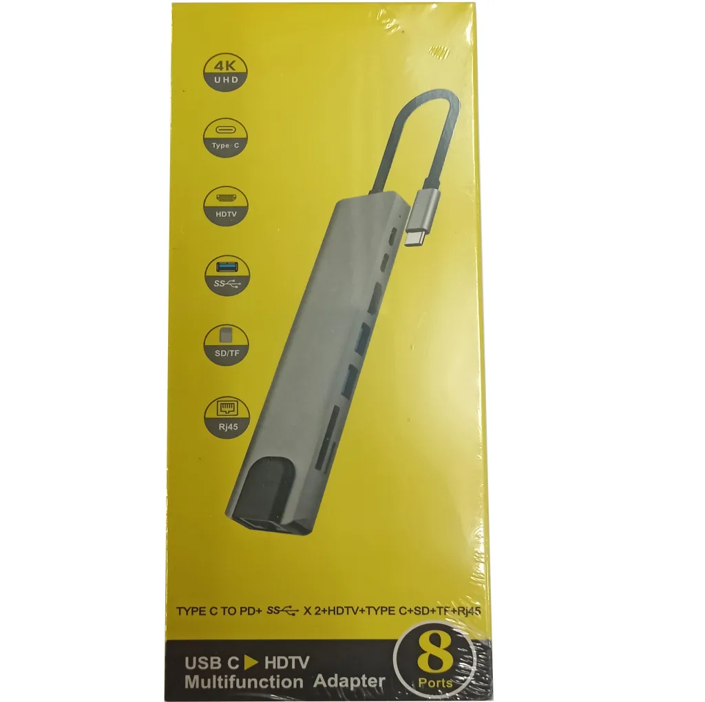 هاب 8 پورت USB-C مدل VI545