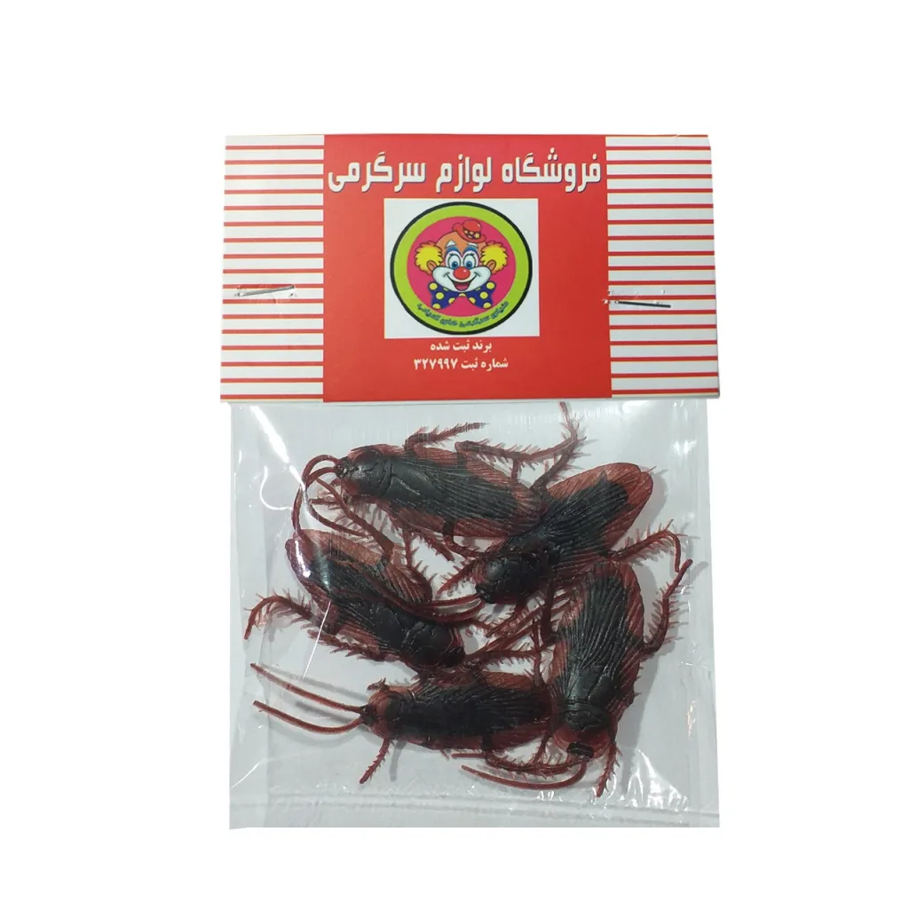 ابزار شوخی دنیای سرگرمی های کمیاب طرح سوسک مصنوعی مدل DSK1770 مجموعه 5 عددی