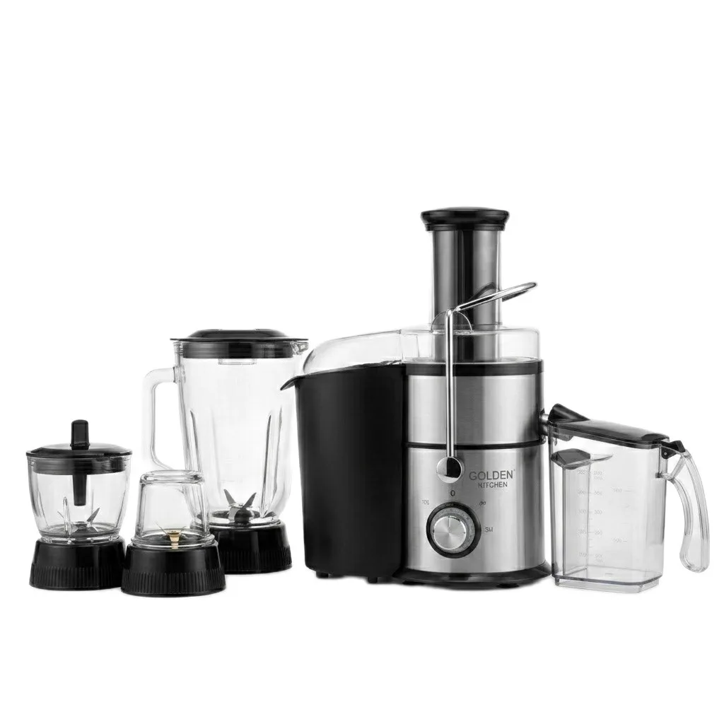 آبمیوه‌گیری چند کاره 800 وات گلدن کیچن مدل Gk500