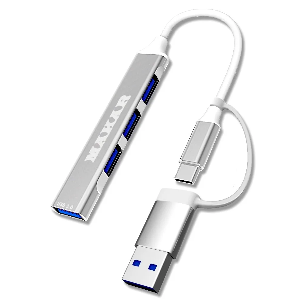 هاب 4 پورت USB/USB-C ماکار مدل Multi Connection Adapter