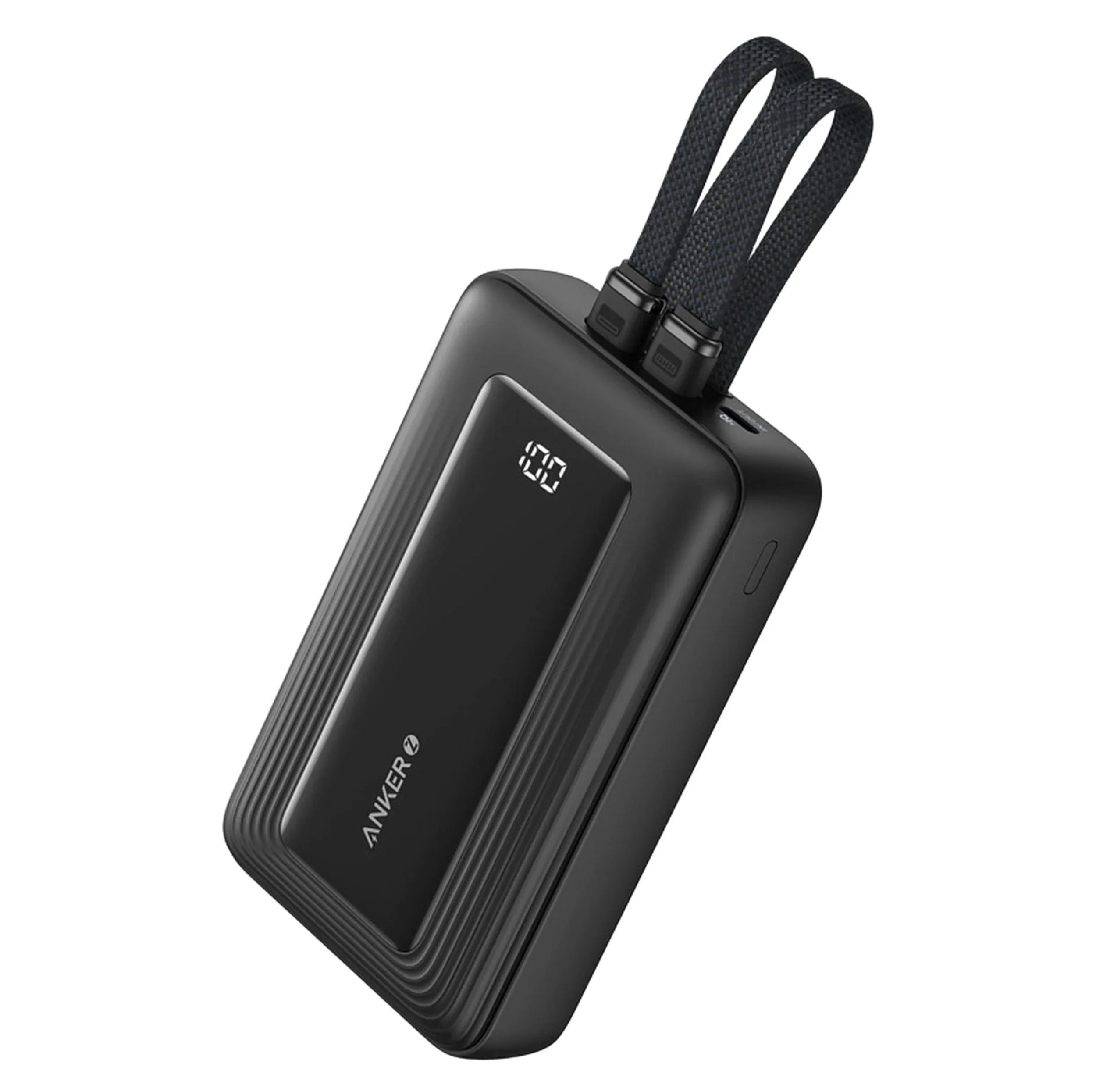 پاوربانک انکر مدل A1681 ظرفیت 20000 میلی آمپر ساعت به همراه کابل لایتنیگ و کابل USB Type-C