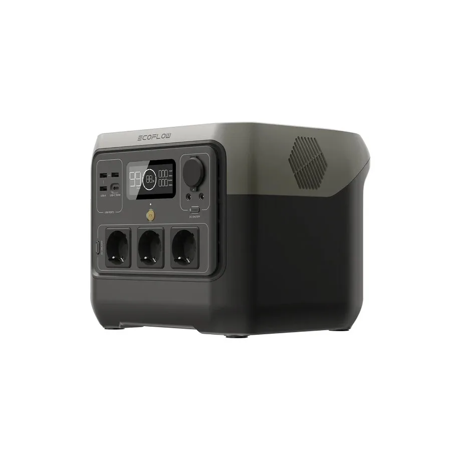 پاور استیشن قابل حمل 800 وات اکوفلو مدل RIVER 2 PRO ظرفیت 240000 میلی آمپر ساعت