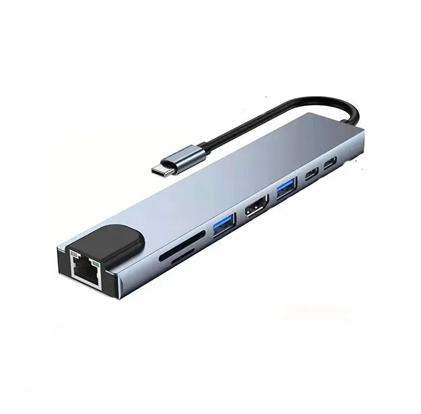 هاب 8 پورت USB-C مدل BYL-2017L