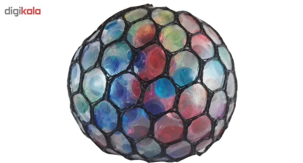 توپ بازی ضد استرس مدل Gel Bullets Mesh Squish Ball