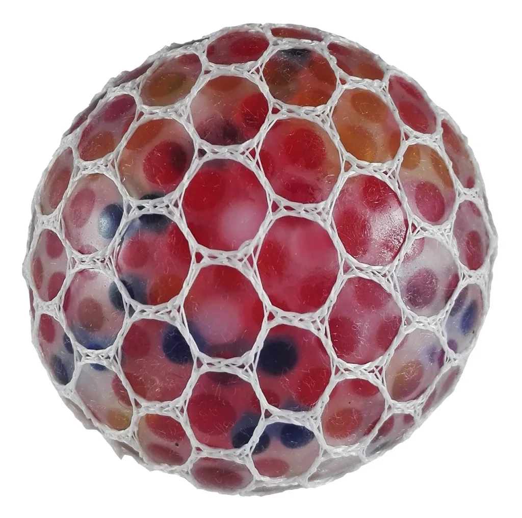 توپ بازی ضد استرس مدل Gel Bullets White Mesh