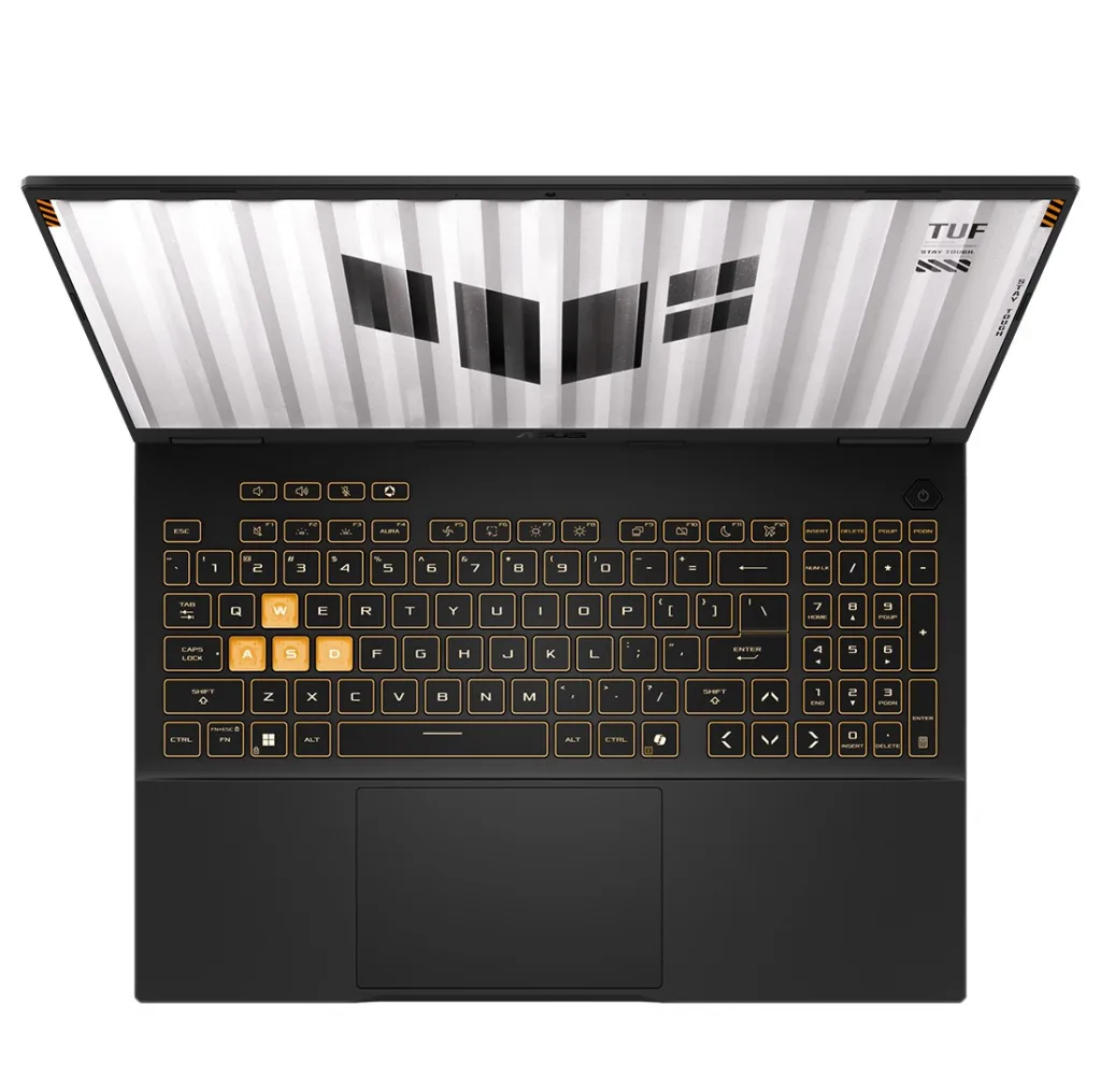 لپ تاپ 16 اینچی ایسوس مدل TUF Gaming F16 FX608JHI-i5 14450HX-12GB DDR5 5600MHz-512GB SSD-RTX5050 8GB-FHD 144Hz - کاستوم شده