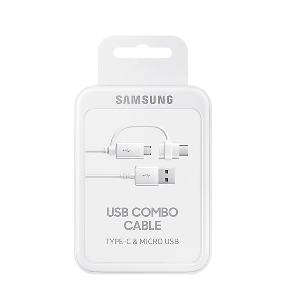 کابل سامسونگ با تبدیل type c و micro usb